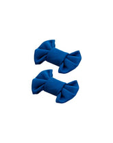 Navy Blue Bow Clips